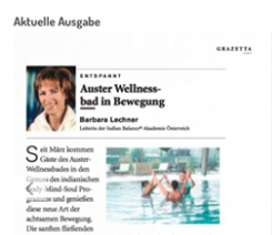 Aqua-Indian Balance® in der GRAZETTA