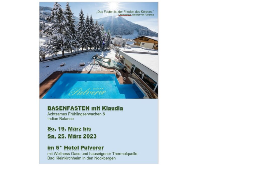 Basenfasten mit Indian Balance & achtsames Frühlingserwachen